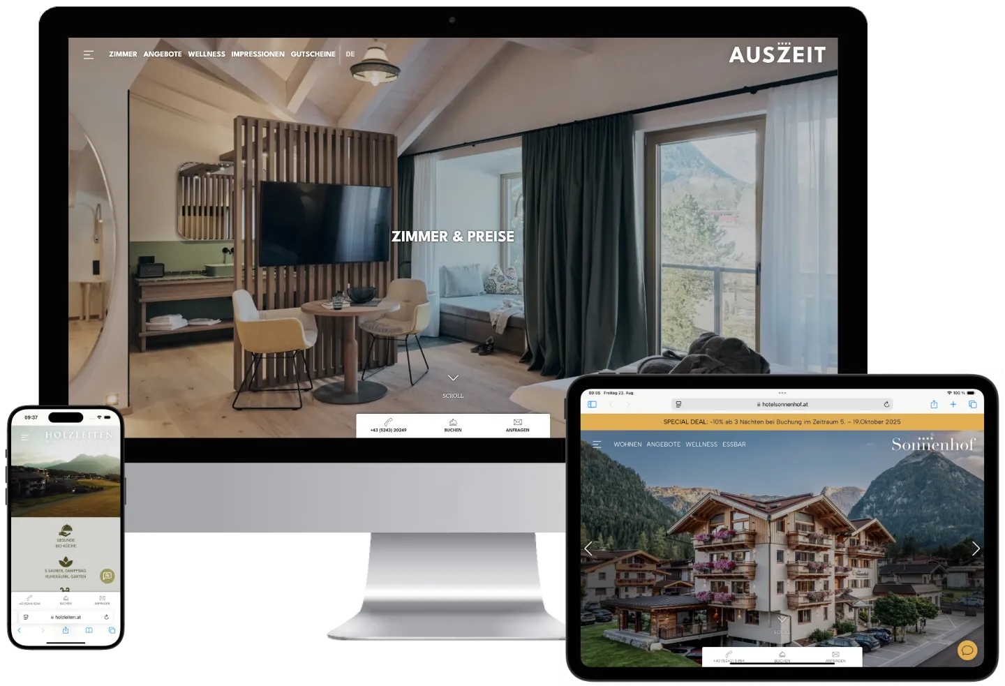hotel webdesign seo responsive