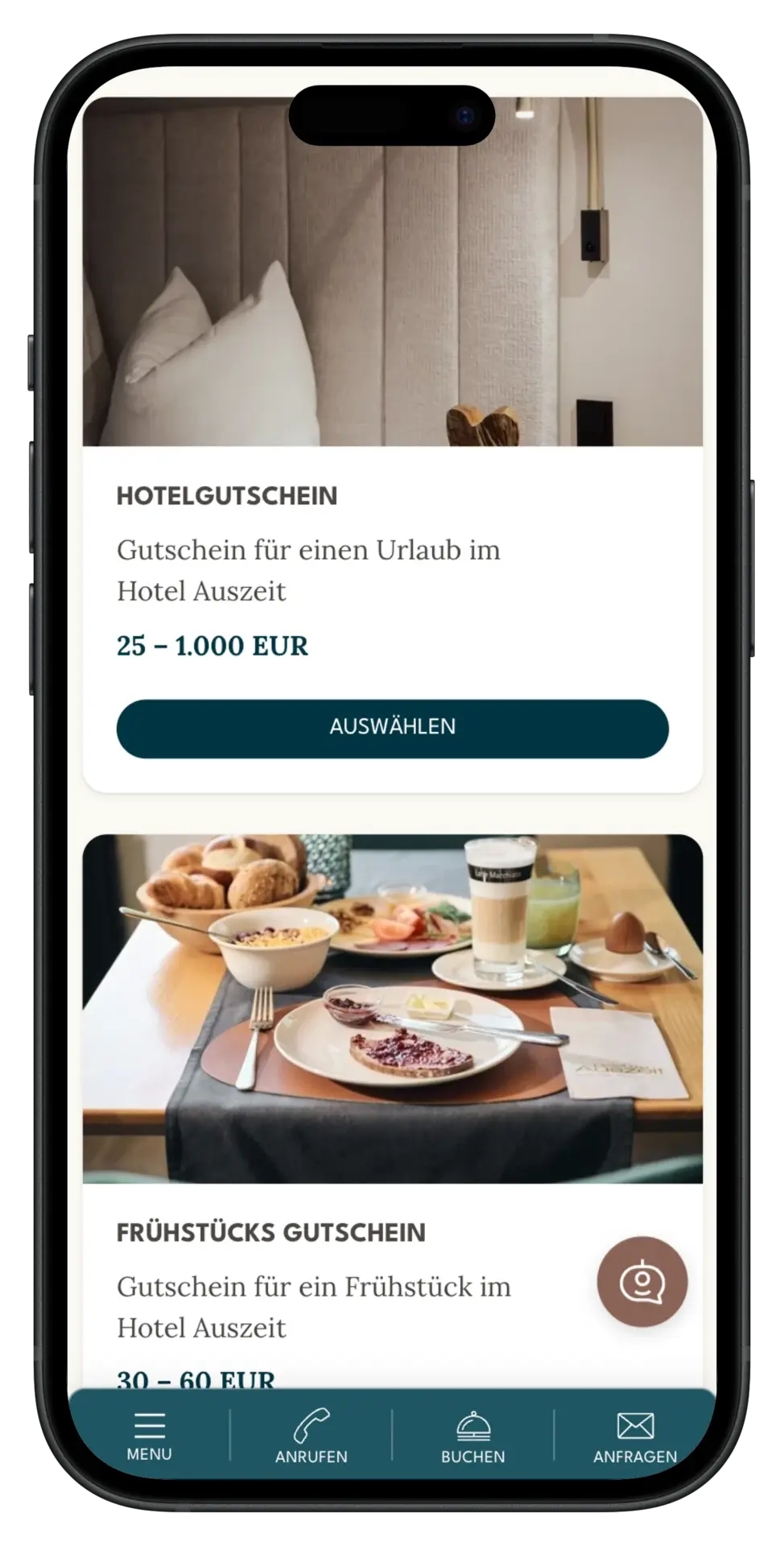 hotelgustchein übersicht